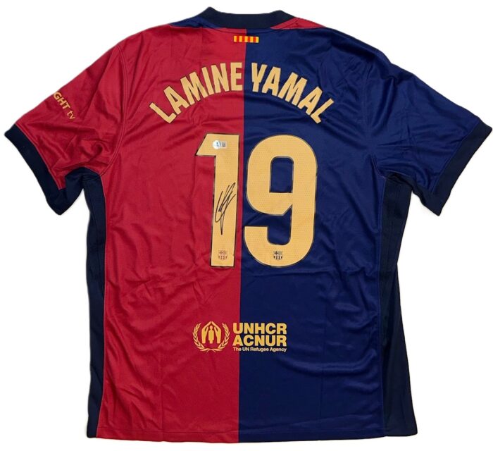 Lamine Yamal Signed Barcelona FC Jersey  |  Beckett COA - Image 4