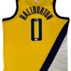Tyrese Haliburton Signed Indiana Pacers Jersey Yellow