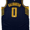 Tyrese Haliburton Signed Indiana Pacers Jersey Navy