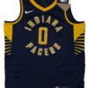 Tyrese Haliburton Signed Indiana Pacers Jersey Navy - Image 4